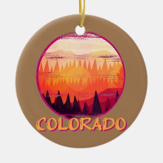 Colorado United Stater Julgransprydnad Keramik