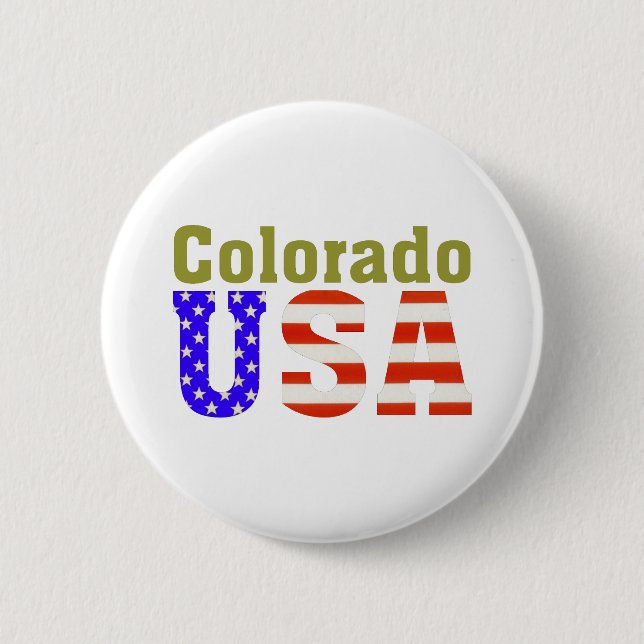 Colorado USA Aashen alfabetisk Knapp (Framsida)
