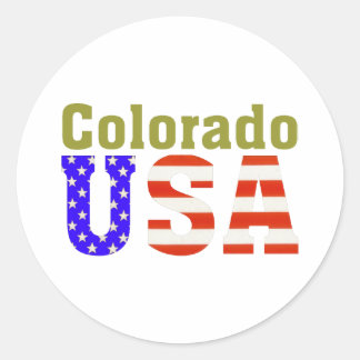 Colorado USA Aashen alpha Runt Klistermärke