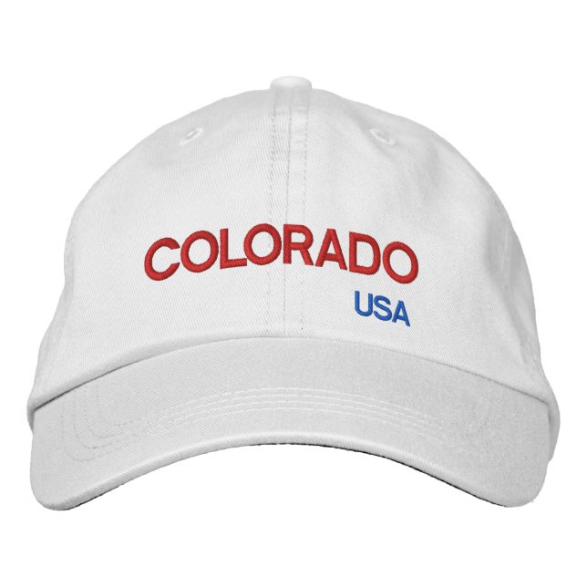 Colorado* USA Colorful Cap Broderad Keps (Framsida)