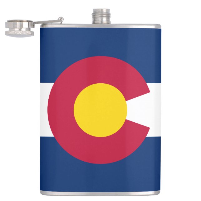 Colorado: USA:s Statlig flagga, 100-talet Fickplunta (Öppnad)