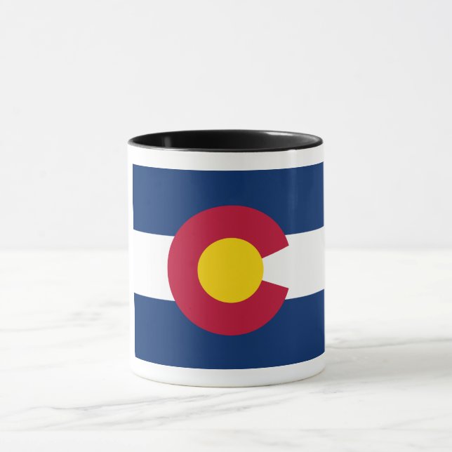 Colorado: USA:s Statlig flagga, 100-talet Mugg (Center)