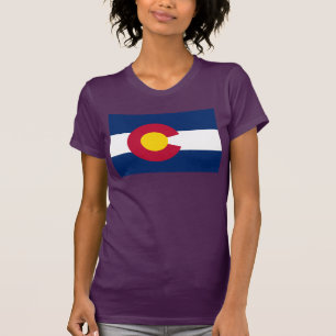 Colorado: USA:s Statlig flagga, 100-talet T Shirt