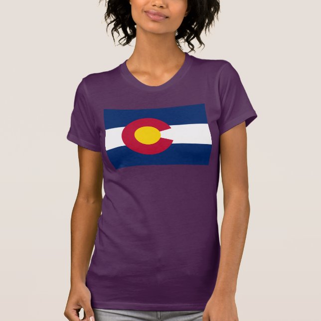 Colorado: USA:s Statlig flagga, 100-talet T Shirt (Framsida)