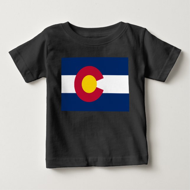 Colorado: USA:s Statlig flagga, 100-talet T Shirt (Framsida)