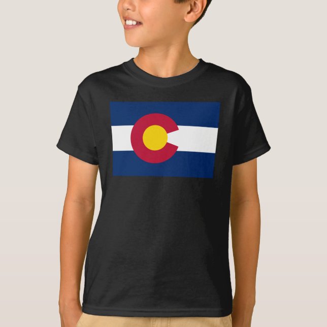 Colorado: USA:s Statlig flagga, 100-talet T Shirt (Framsida)