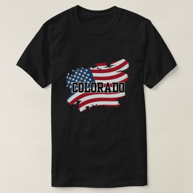 Colorado USA T Shirt (Design framsida)