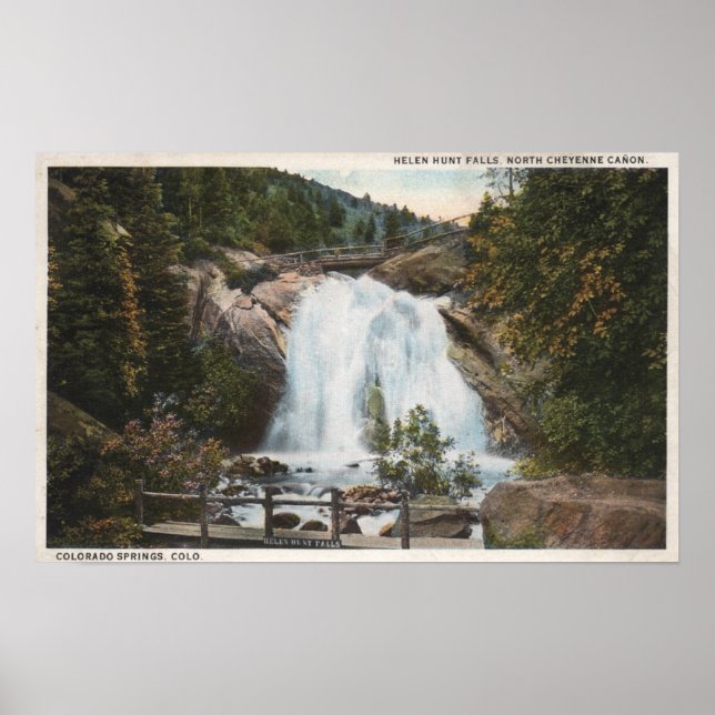 Colorado Vår, CO - Helen Hunt Falls Poster (Framsidan)