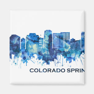 Colorado Vår Colorado Skyline Blue Magnet