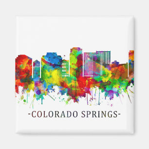 Colorado Vår Colorado Skyline Magnet