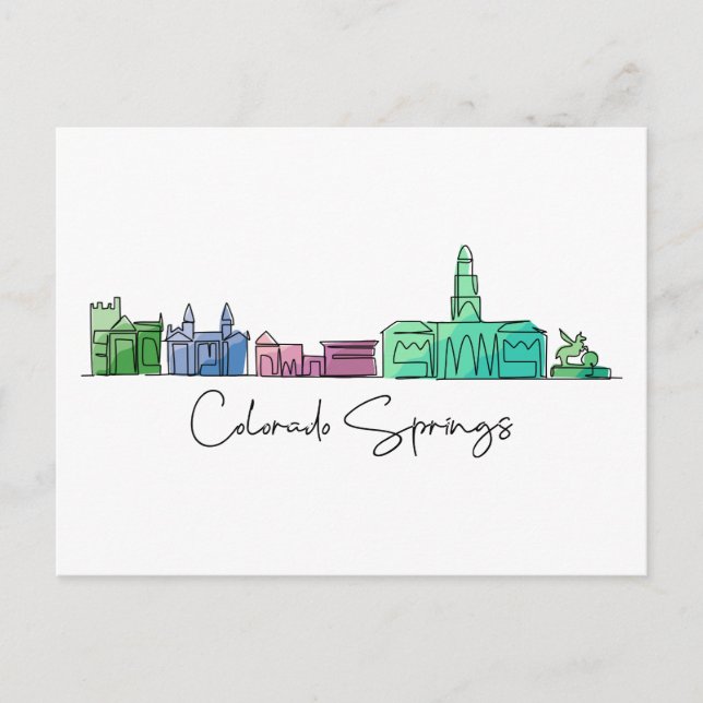 Colorado Vår COLORADO Vykort (Framsida)