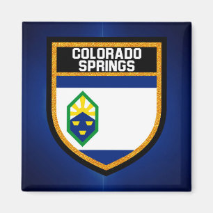 Colorado Vår Flagga Magnet