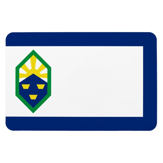 Colorado Vår Flagga Magnet (Horisontell)