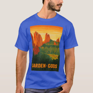 Colorado Vår Garden of The Gods Design T Shirt