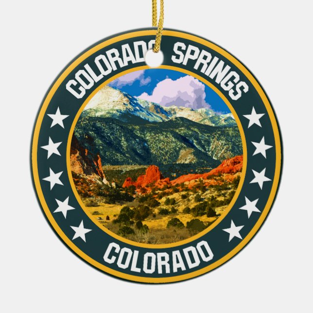 Colorado Vår Julgransprydnad Keramik (Framsidan)