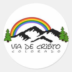 Colorado VdC rundaklistermärke som är liten Runt Klistermärke