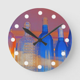 Colorado Vin Land Clock Rund Klocka