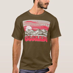 Colorado Vintage Eghties Mountains Retro Graphic T Shirt