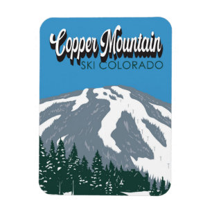 Colorado-Vintage för kopparbergsski Magnet
