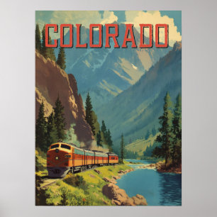 Colorado Vintage resor Art Poster