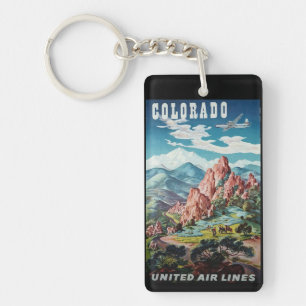 Colorado vintage souvenirs nyckelring