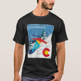 Colorado Vinter Snowboard Snowboardåkare Snowboard T Shirt
