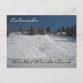 Colorado vinterbergland vykort
