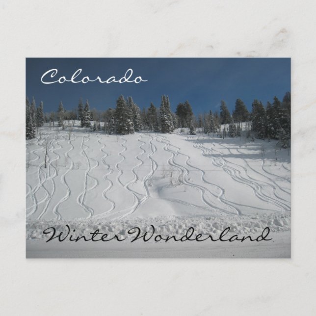 Colorado vinterbergland vykort (Framsida)