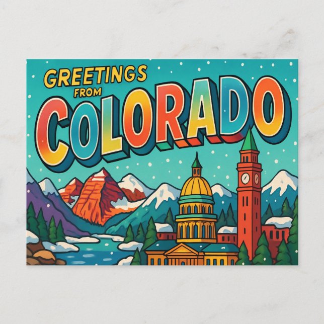COLORADO-vykort Vykort (Framsida)