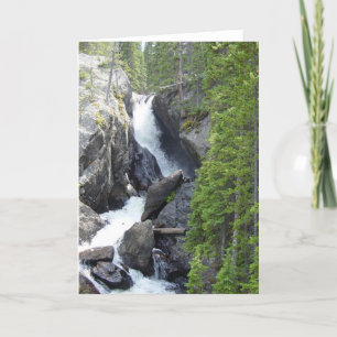 Colorado Waterfall Tillfällen Greeting Card Kort