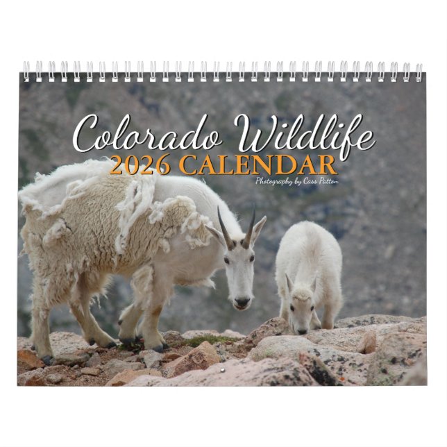 Colorado Wildlife Calendar Kalender (Omslag)