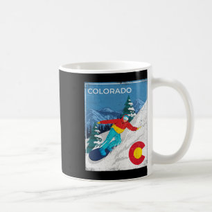 Colorado - Winter Snowboarder Snowboarder Kaffemugg