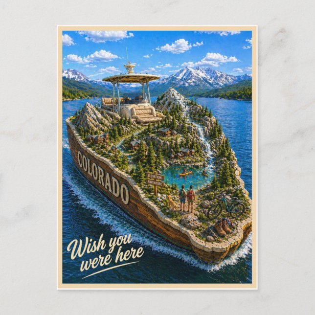 Colorado | Wish You Were Here | Statserie Vykort (Framsida)