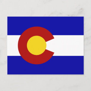 Coloradoflagga Vykort