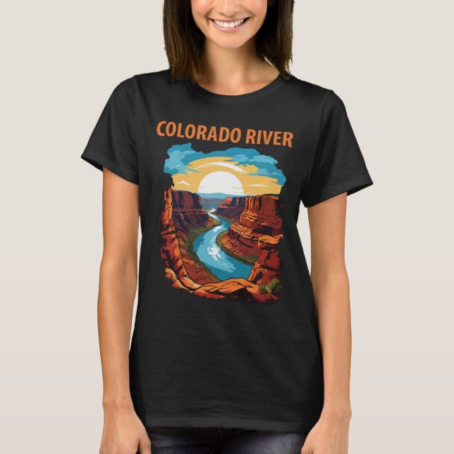 Coloradofloden Horseshoe Bend Resa T Shirt (Framsida)