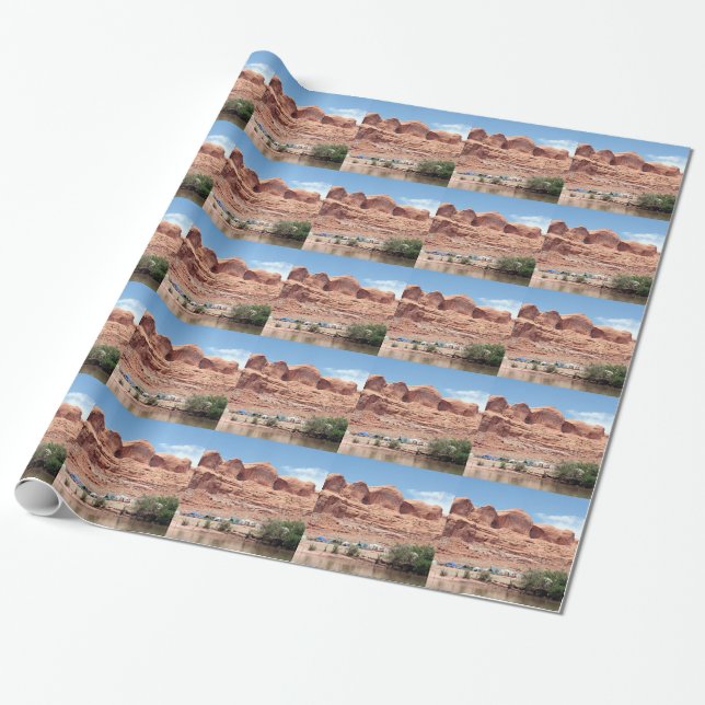 Coloradofloden nära Moab, Utah, USA Presentpapper (Utrullad)