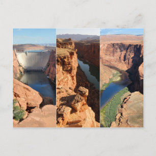 ColoradoflodenCollage - ökenSouthwest Vykort