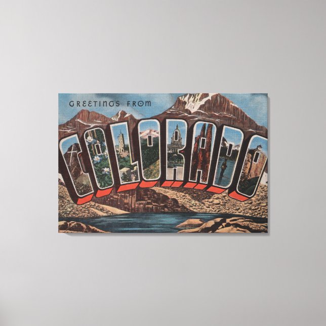 ColoradoLarge Brev ScenesColorado Canvastryck (Framsida)
