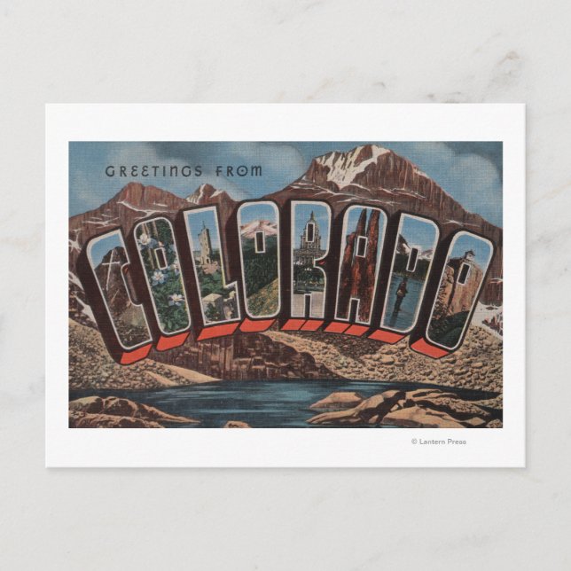 ColoradoLarge Brev ScenesColorado Vykort (Framsida)