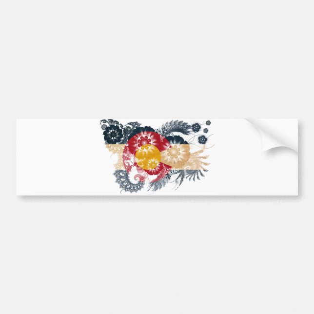 Colorados flagga bildekal (Framsidan)