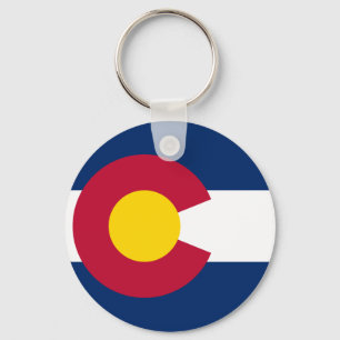 Colorados Flagga Nyckelring