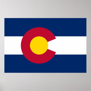 Colorados Flagga Poster