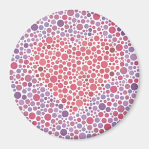 Colorblind testa hjärta magnet
