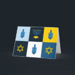colorblock hebreiska hanukkah helgkort<br><div class="desc">"colorblock hebrew hanukkah ", "hanukkah menorah", "lycklig hanukkah", kanaluka, kanukah, hannukah, Hanukkah, "david-stjärna", "dreidel champion", "ful hanukkah"</div>