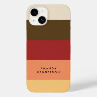 Colorblock Vågrät Rand Personlig Namn