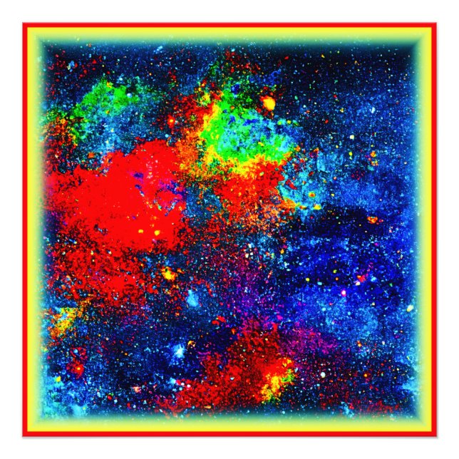 Colorburst Cosmos. Köp nu Fototryck (Framsidan)