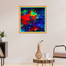 Colorburst Cosmos. Köp nu Poster