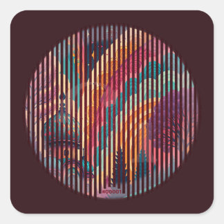 Colorburst Dome Klistermärke #00001 – Anpassningsb