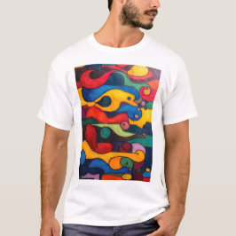 Colorcube 2 Färgfull kubism T Shirt