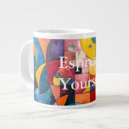 Colorcube 3 Colorcous Cubism Specialty Mugg Jumbo Mugg